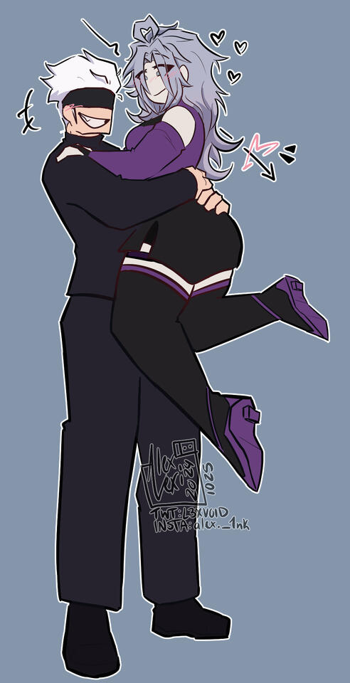 Gojo x oc - Commission for Sugiie